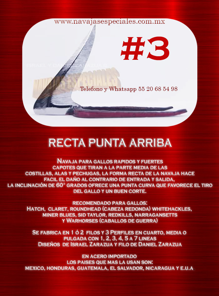 Recta punta arriba