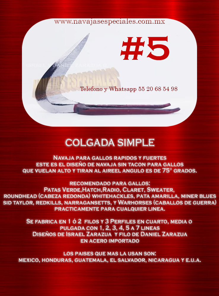 Colgada Simple